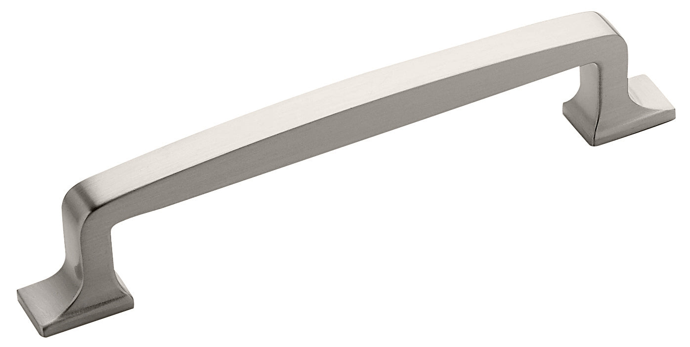 Amerock Westerly Pull - 5-1/16 inch (128mm) CTC - Satin Nickel