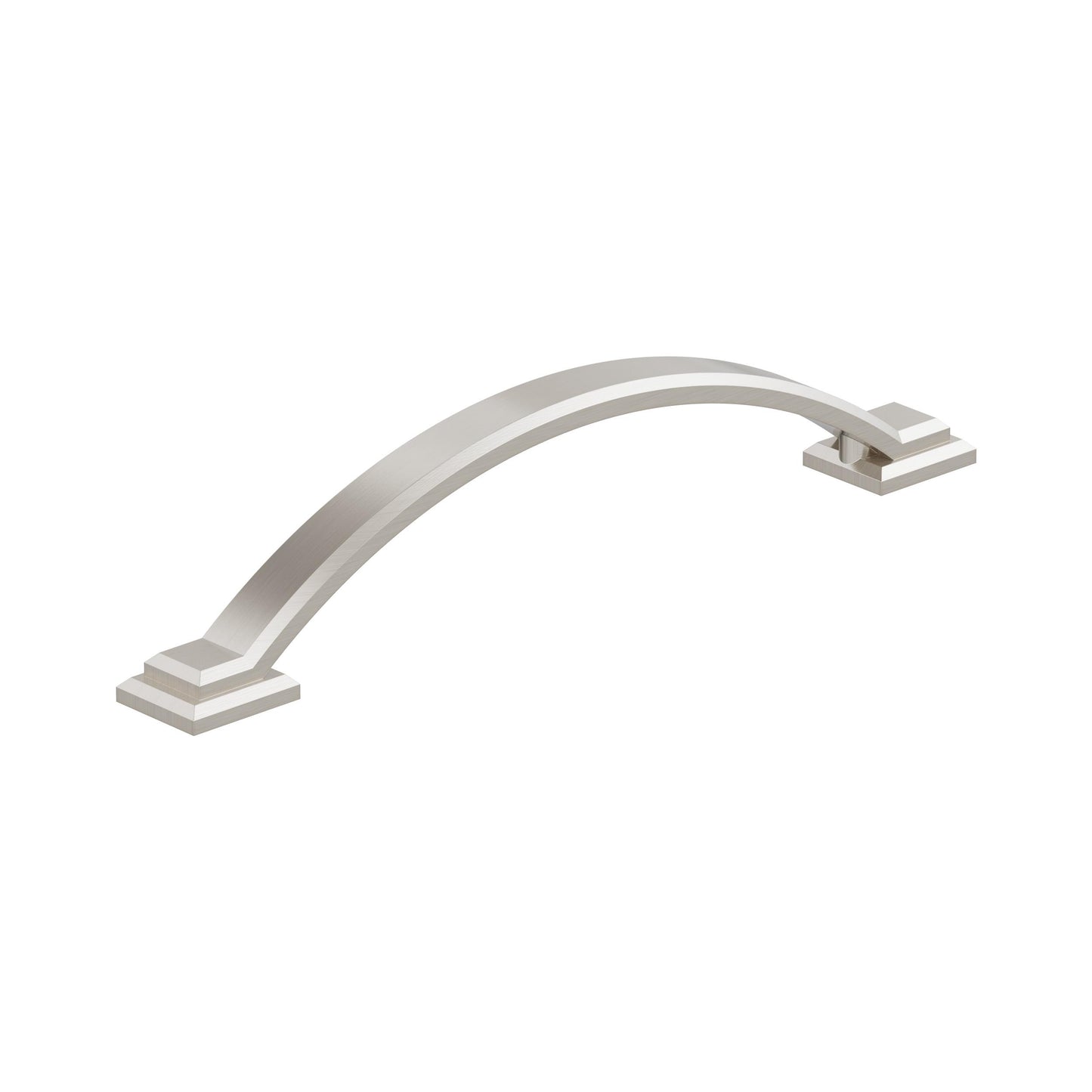 Amerock Sheffield Pull - 5-1/16 inch (128mm) CTC - Satin Nickel