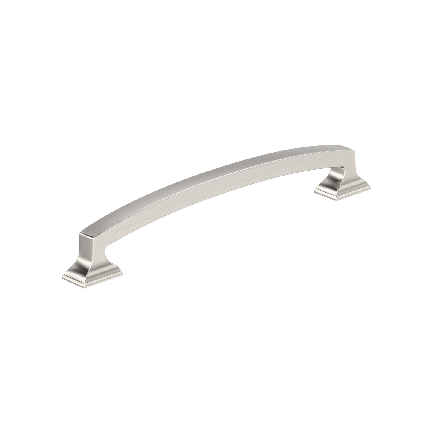 Amerock Incisive Pull - 6-5/16 inch (160mm) CTC - Satin Nickel