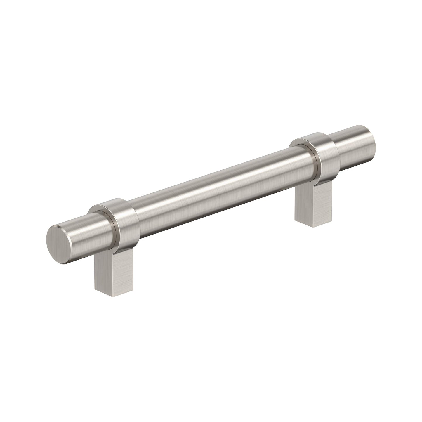 Amerock Central Pull - 3-3/4 inch (96mm) CTC - Satin Nickel