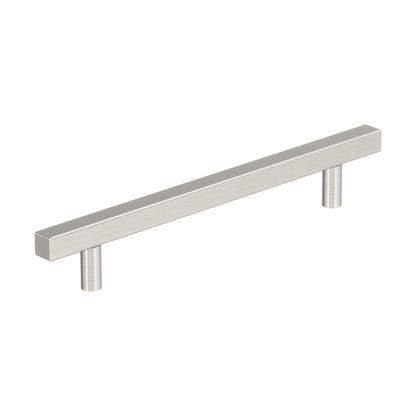 Amerock Bar Pulls Square Cabinet Pull - Satin Nickel