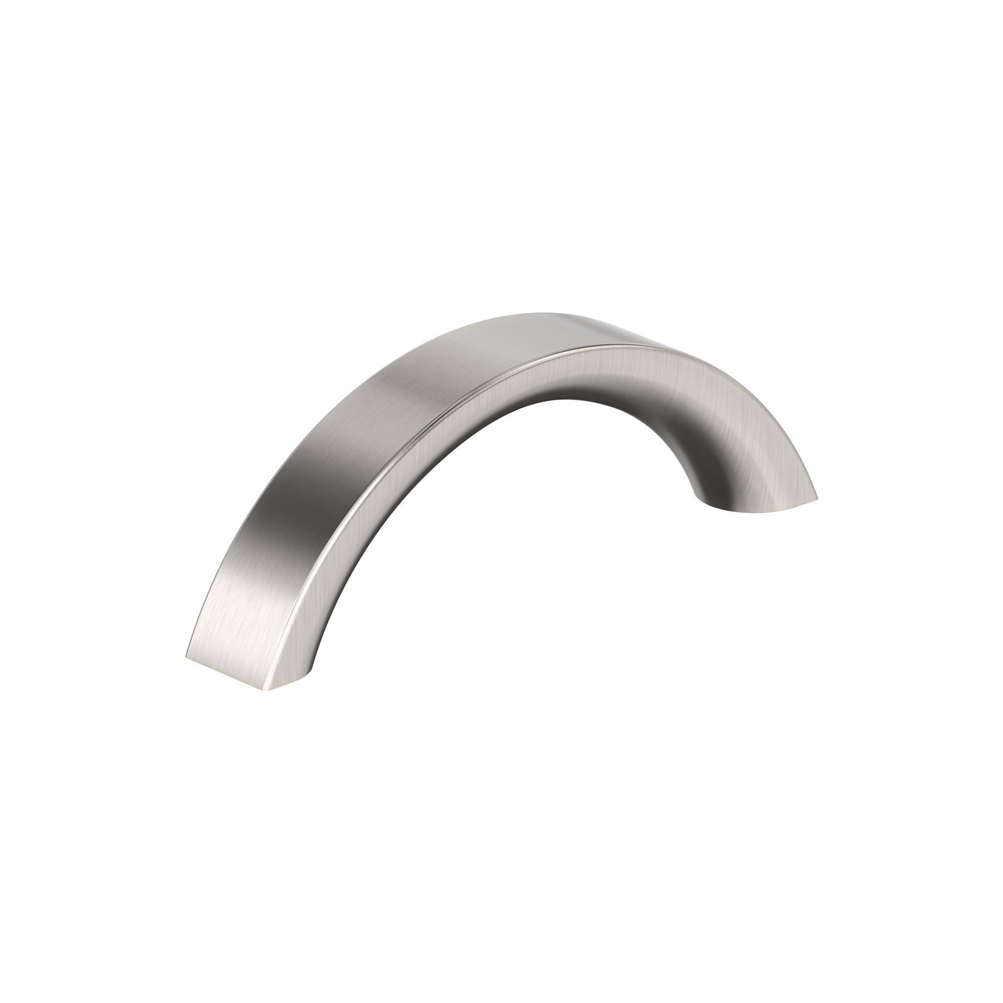 Amerock Parabolic Pull - 3 inch (76mm) CTC - Satin Nickel