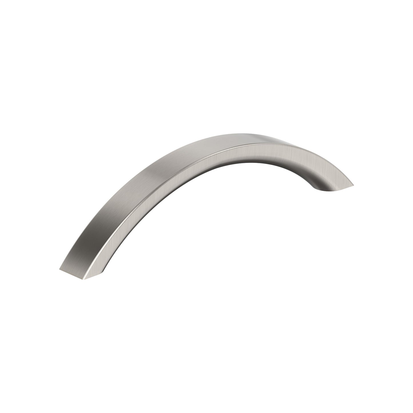 Amerock Parabolic Pull - 5-1/16 inch (128mm) CTC - Satin Nickel