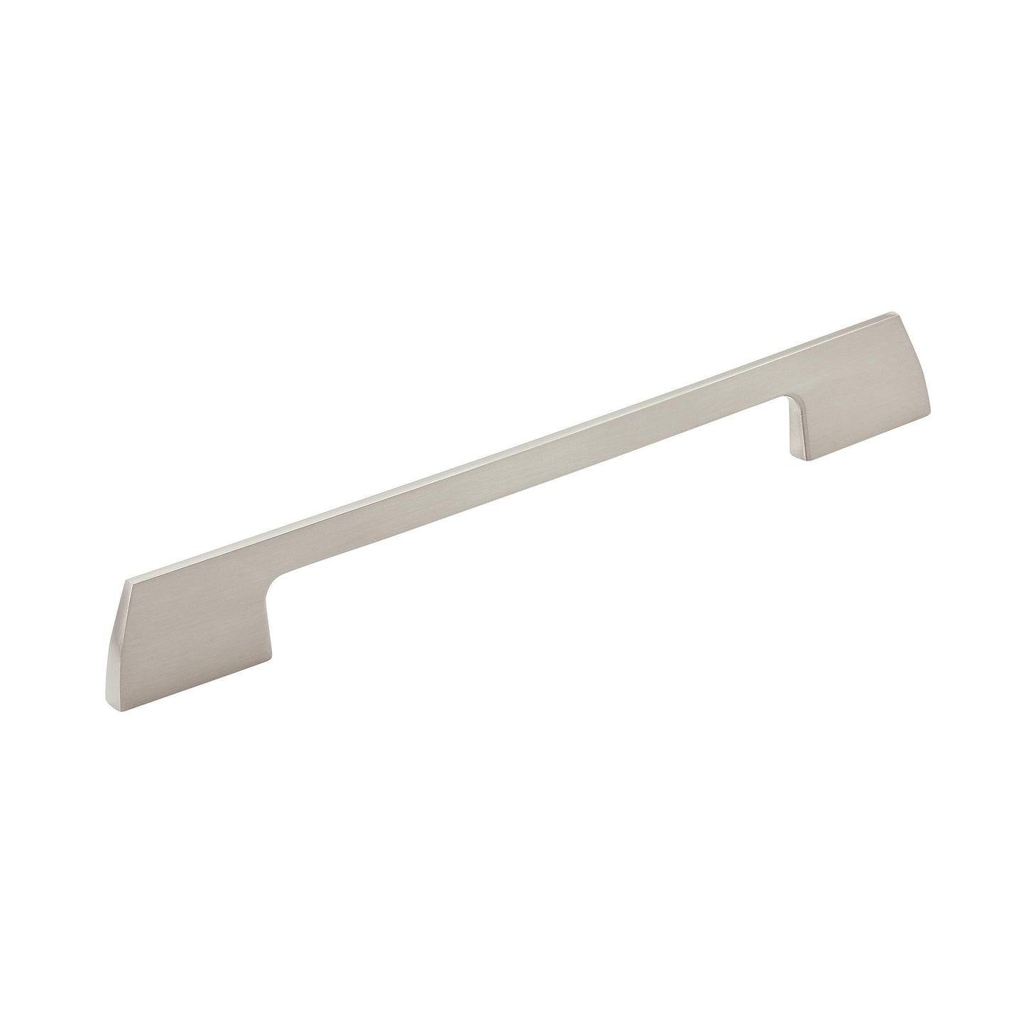 Amerock Angle Pull - 7-9/16 inch (192mm) CTC - Satin Nickel