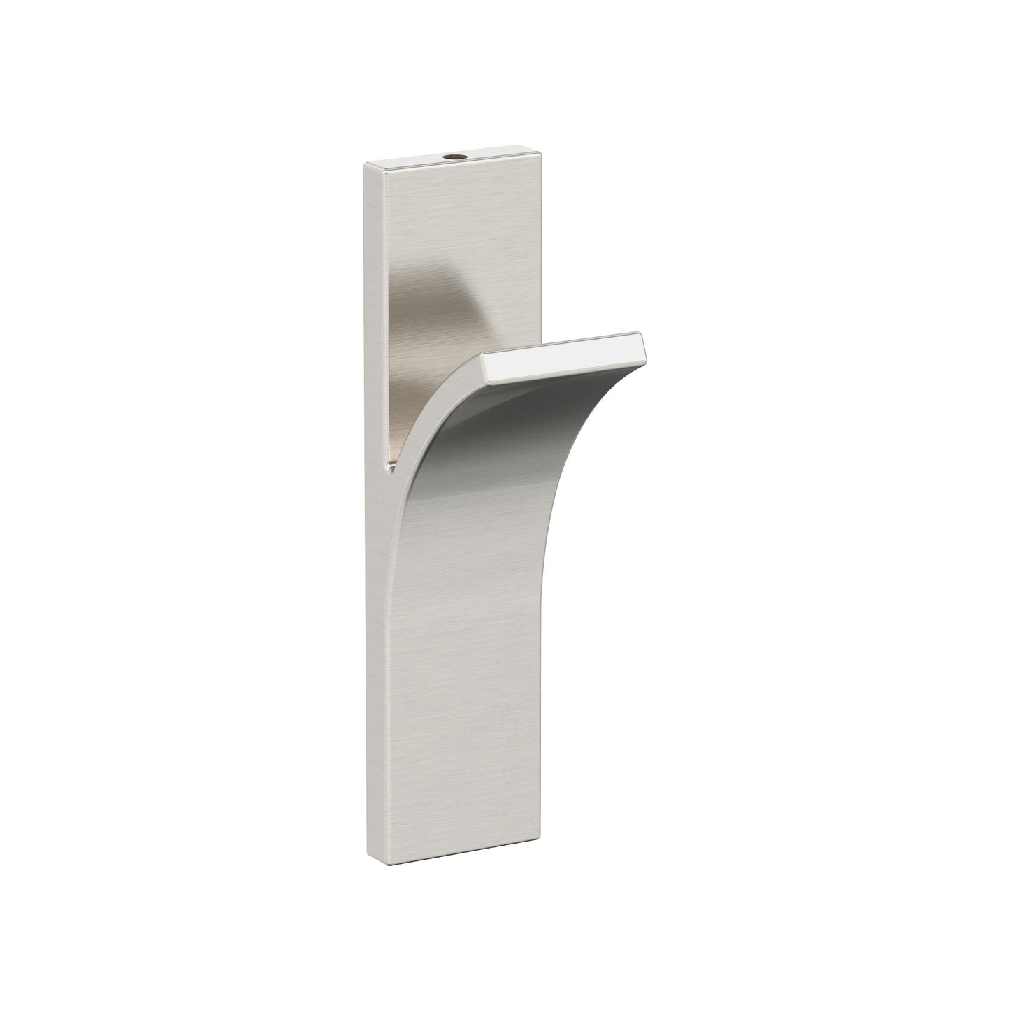 Amerock Apex Decorative Hook - Single Prong - Satin Nickel