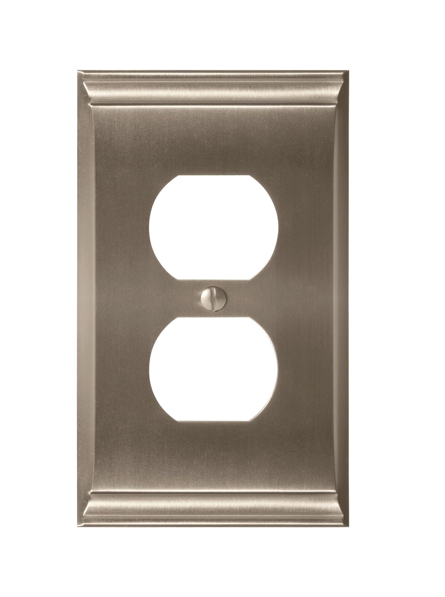 Amerock Candler Wall Plate - 1 Gang - Satin Nickel