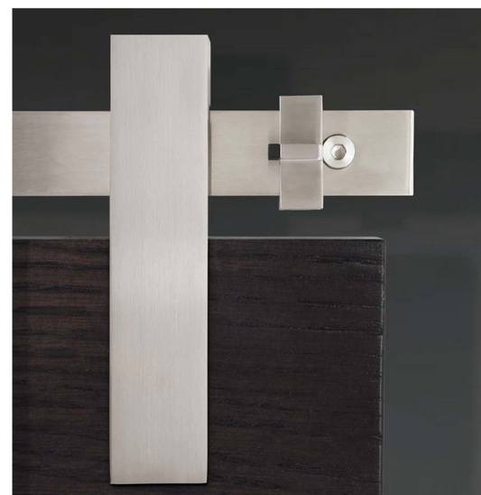 Flat Track Barn Door Kit – Low Profile Concealed Wheel