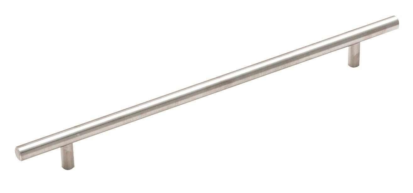 Amerock Bar Pulls Pull - 10-1/16 inch (256mm) CTC - Sterling Nickel