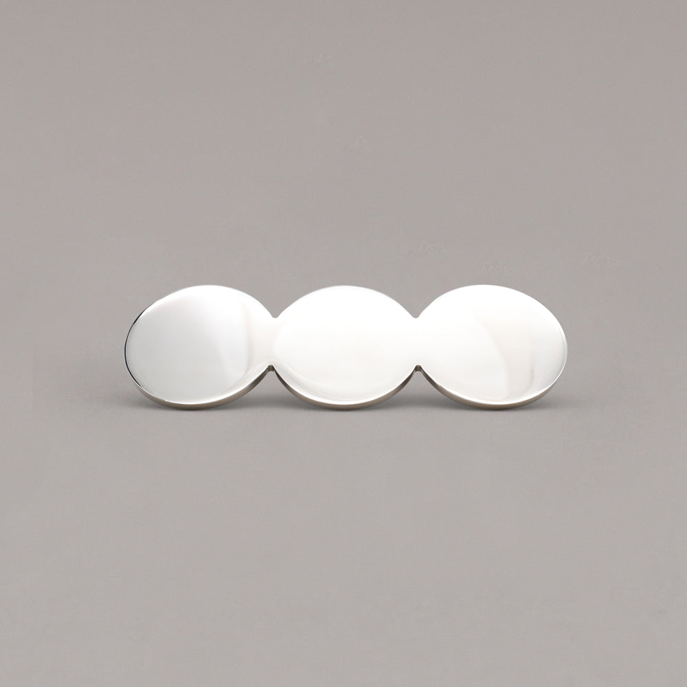Hapny Trio Cabinet Pull - Polished Nickel