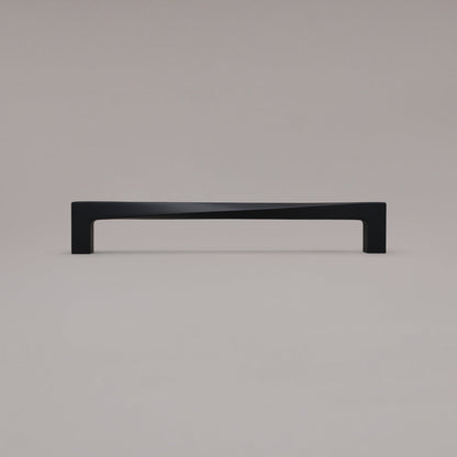 Hapny Twist Cabinet Pull - 12 in (304.8mm) (Appliance Pull) - Matte Black