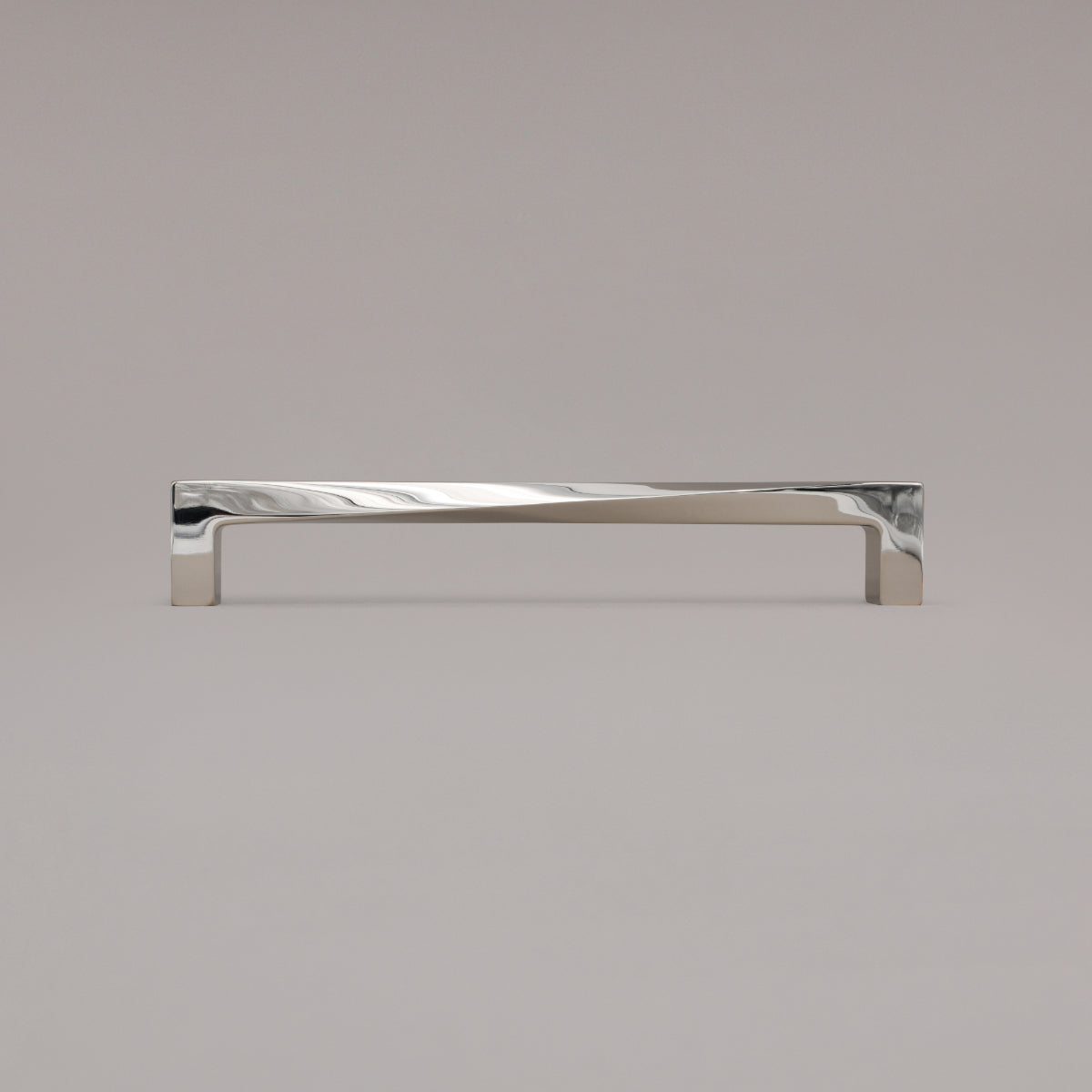 Hapny Twist Cabinet Pull - 12 in (304.8mm) (Appliance Pull) - Polished Nickel