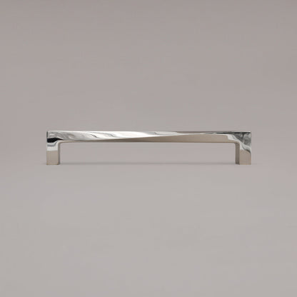 Hapny Twist Cabinet Pull - 12 in (304.8mm) (Appliance Pull) - Polished Nickel