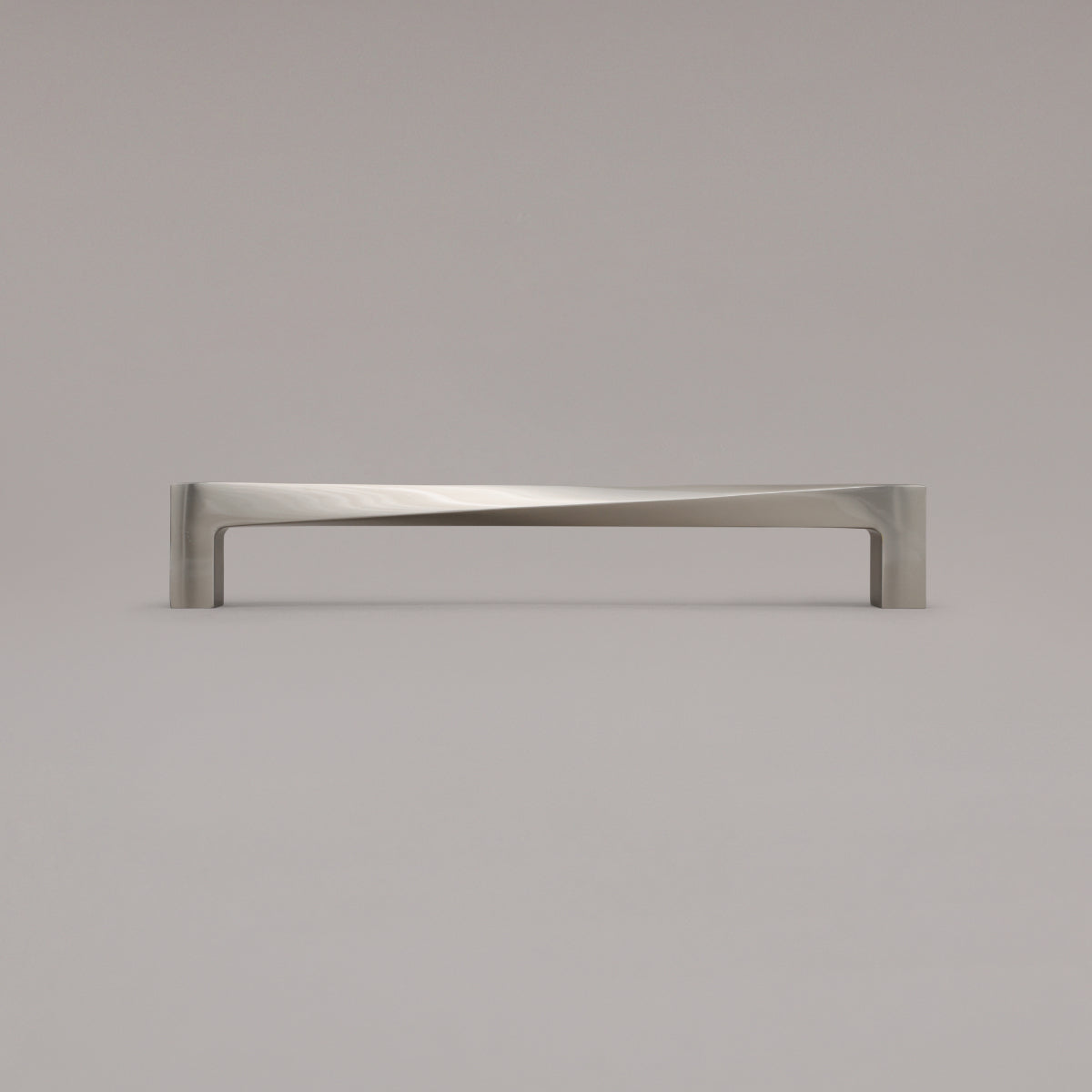 Hapny Twist Cabinet Pull - 12 in (304.8mm) (Appliance Pull) - Satin Nickel