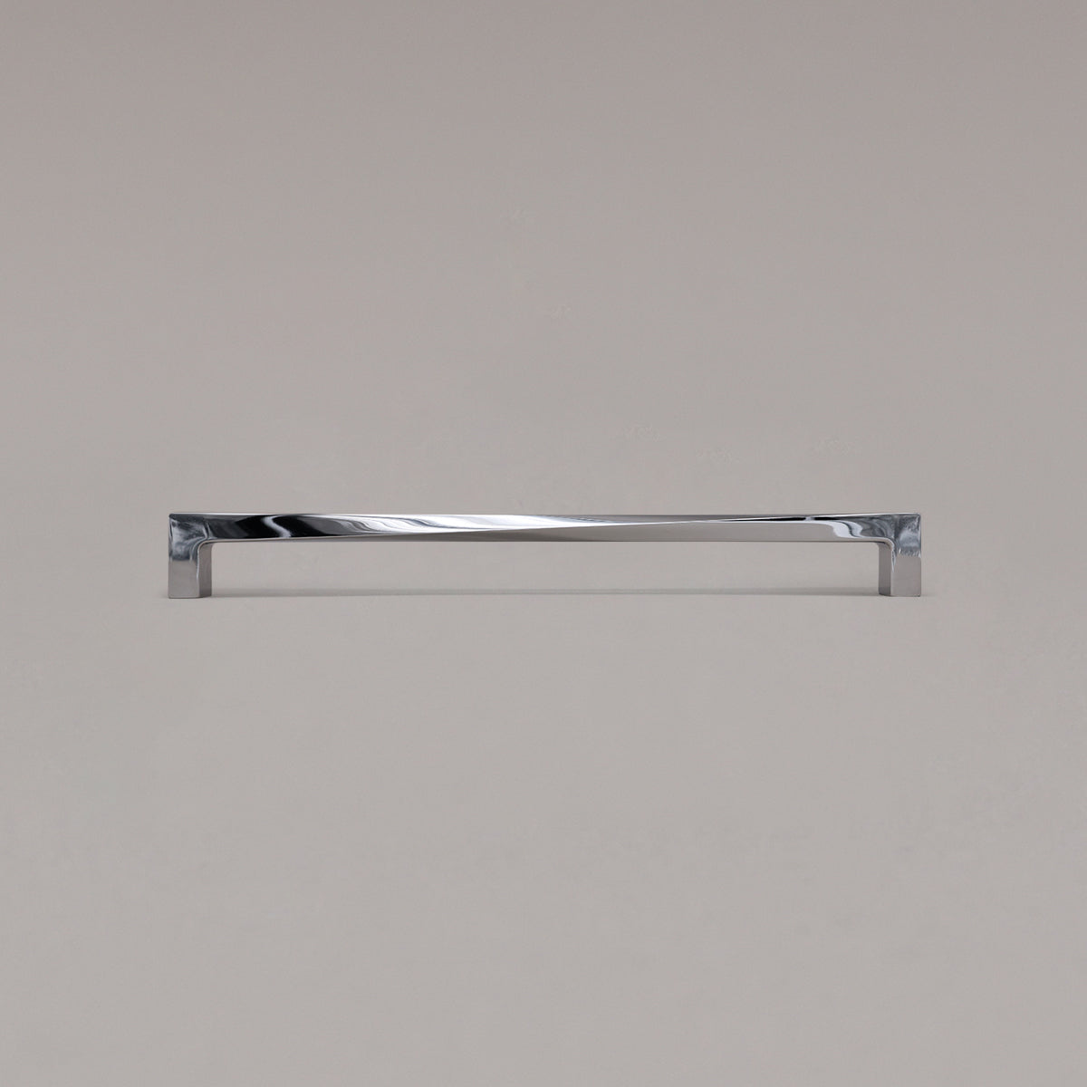 Hapny Twist Cabinet Pull - 18 in (457.2mm) (Appliance Pull) - Polished Chrome