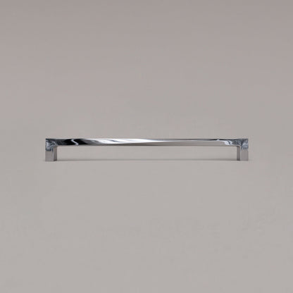 Hapny Twist Cabinet Pull - 18 in (457.2mm) (Appliance Pull) - Polished Chrome