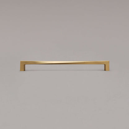 Hapny Twist Cabinet Pull - 18 in (457.2mm) (Appliance Pull) - Satin Brass