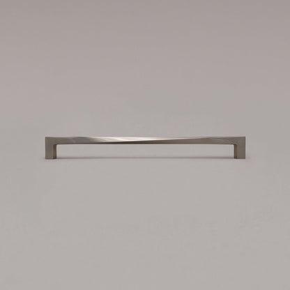 Hapny Twist Cabinet Pull - 18 in (457.2mm) (Appliance Pull) - Satin Nickel