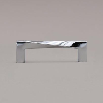 Hapny Twist Cabinet Pull - 96mm (3-3/4 in) - Polished Chrome