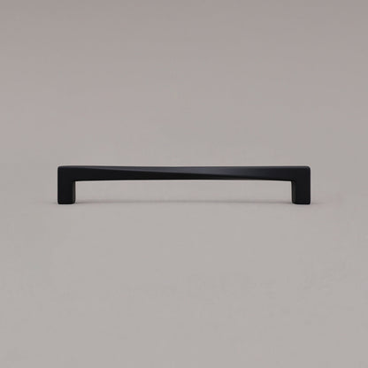 Hapny Twist Cabinet Pull - 8 in (203.2mm) - Matte Black