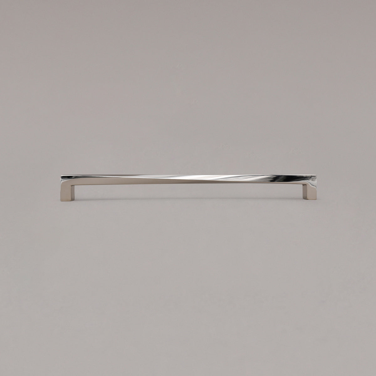 Hapny Twist Cabinet Pull - 12 in (304.8mm) - Polished Nickel