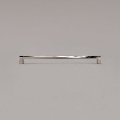 Hapny Twist Cabinet Pull - 12 in (304.8mm) - Polished Nickel