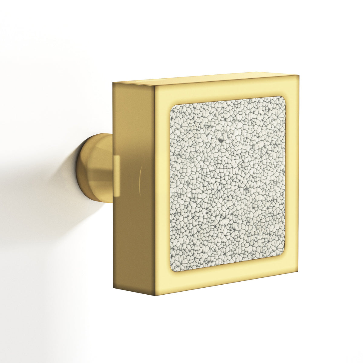 Tanner's Craft L120 leather cabinet knob in Antique Bronze