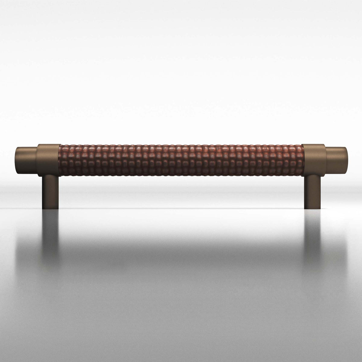 Tanner's Craft L1309 leather pull in Heritage Bronze