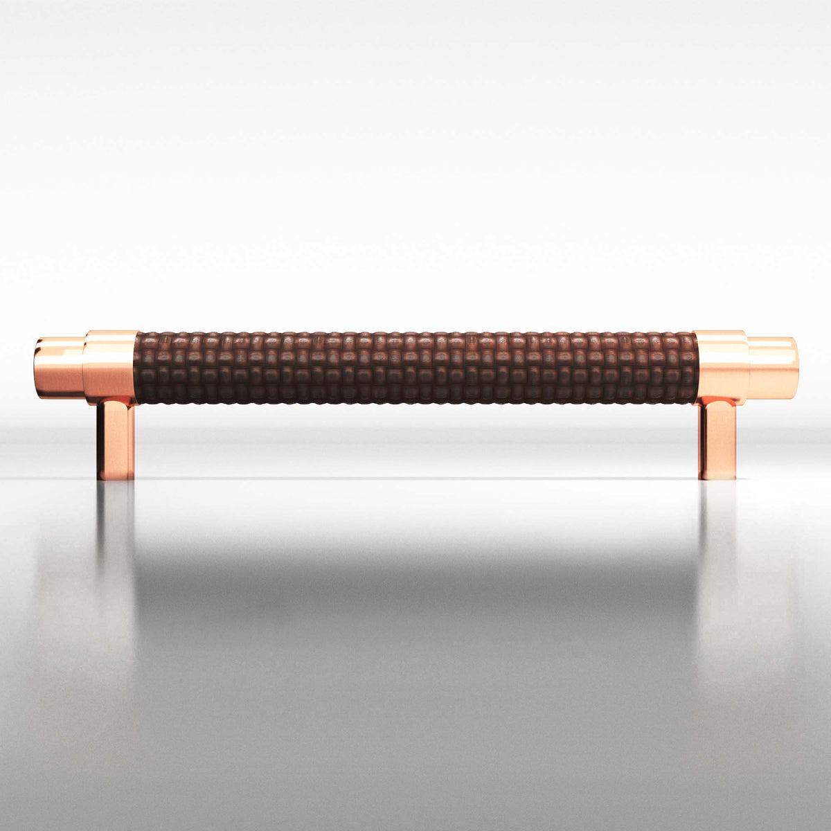 Tanner's Craft L1310 leather pull in Satin Copper
