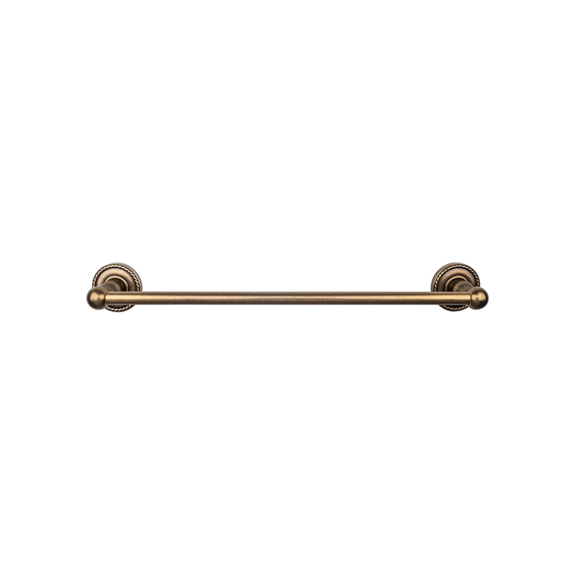 Top Knobs TOP BATH (R) Edwardian Bath Single 32 1/2" Wall Mounted  Towel Bar - German Bronze
