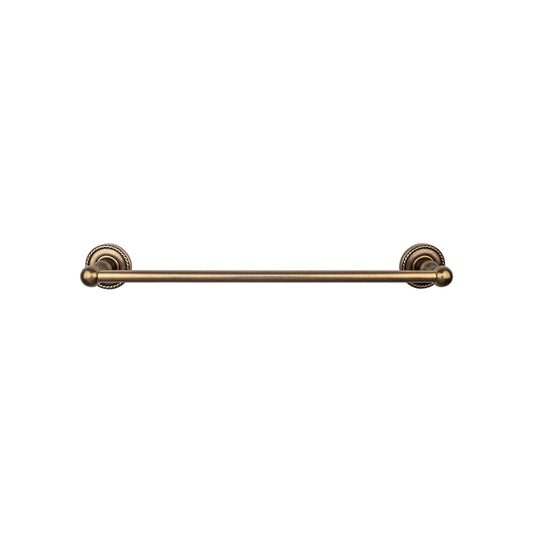 Top Knobs TOP BATH (R) Edwardian Bath Single 32 1/2" Wall Mounted  Towel Bar - German Bronze
