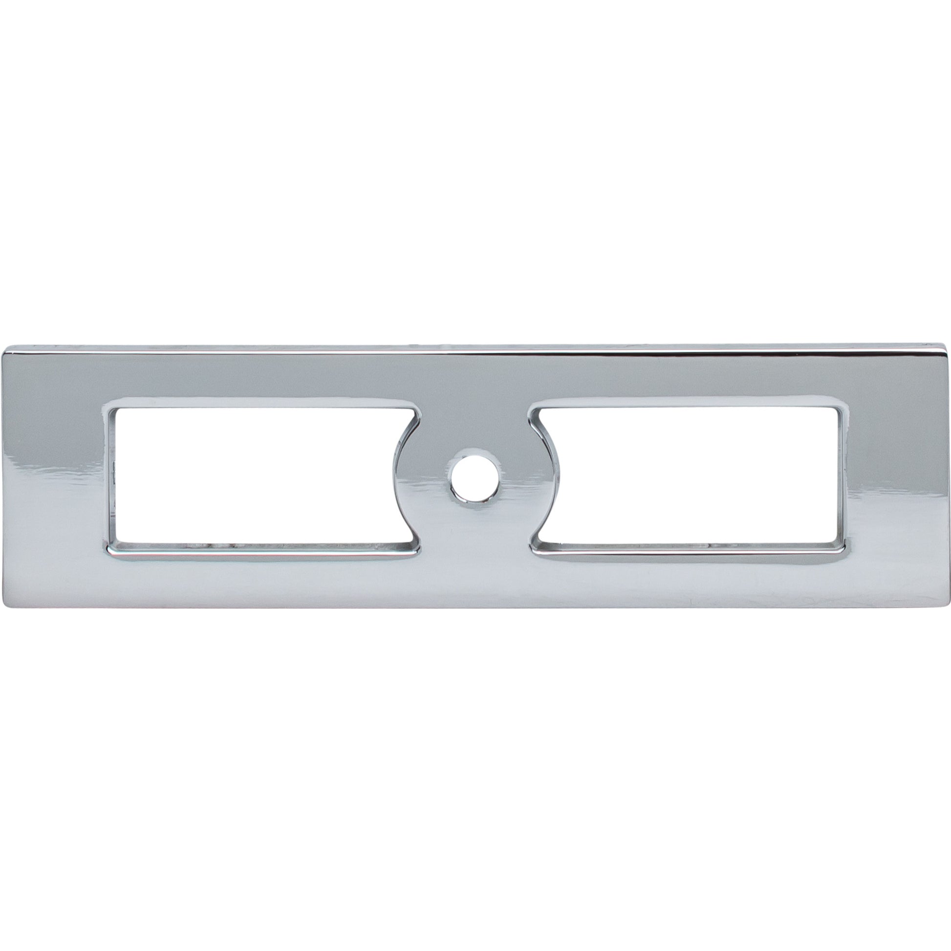 Top Knobs Hollin 4 9/32" Length Rectangle Knob - Polished Chrome