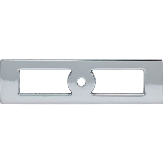 Top Knobs Hollin 4 9/32" Length Rectangle Knob - Polished Chrome