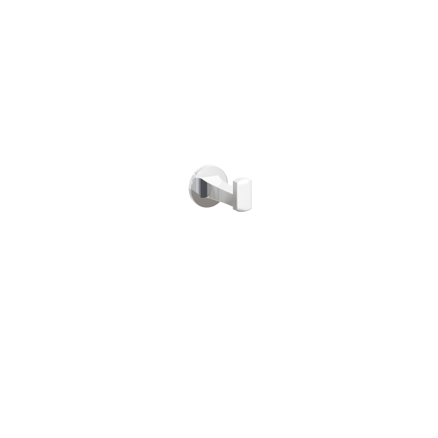 Transitional Flared Brass Single Hook