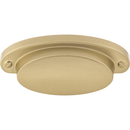 Top Knobs Dakota Cup/Bin Pull - Ash Gray
