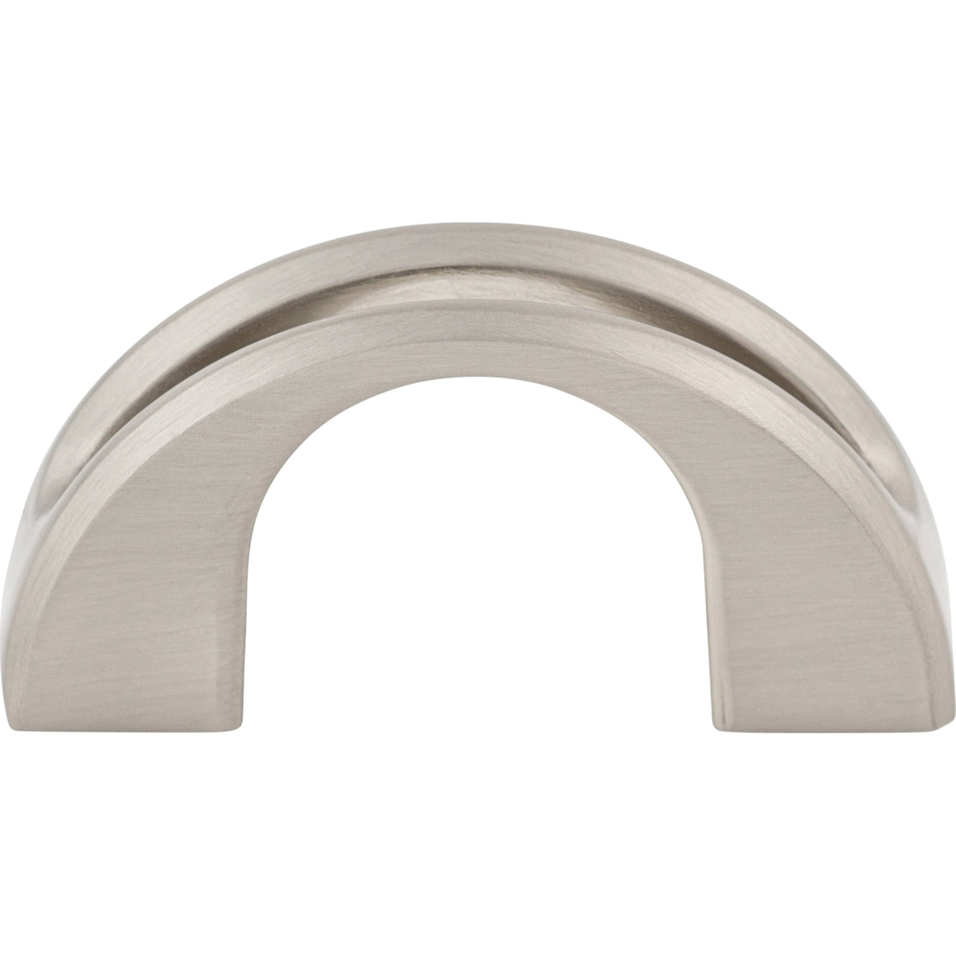 Top Knobs Tango U Finger Pull - Brushed Satin Nickel
