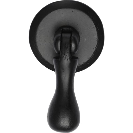 Ashley Norton Drop Pull on Round Plate - Black