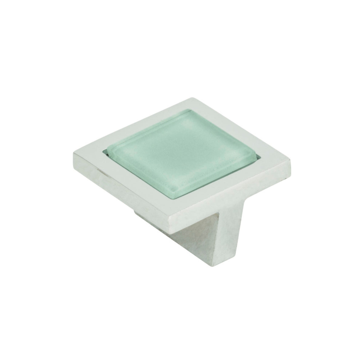 Atlas Spa Length Square Knob - Brushed Nickel