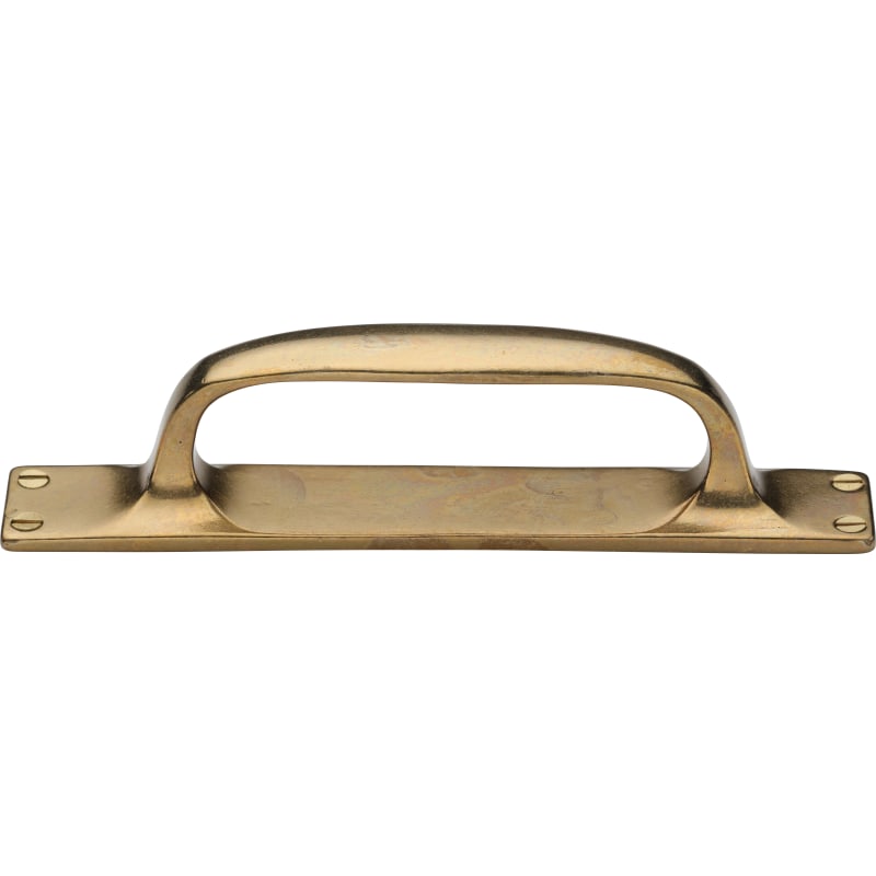 Front Mounted Kitchen Cabinet Pull with Integrated Backplate