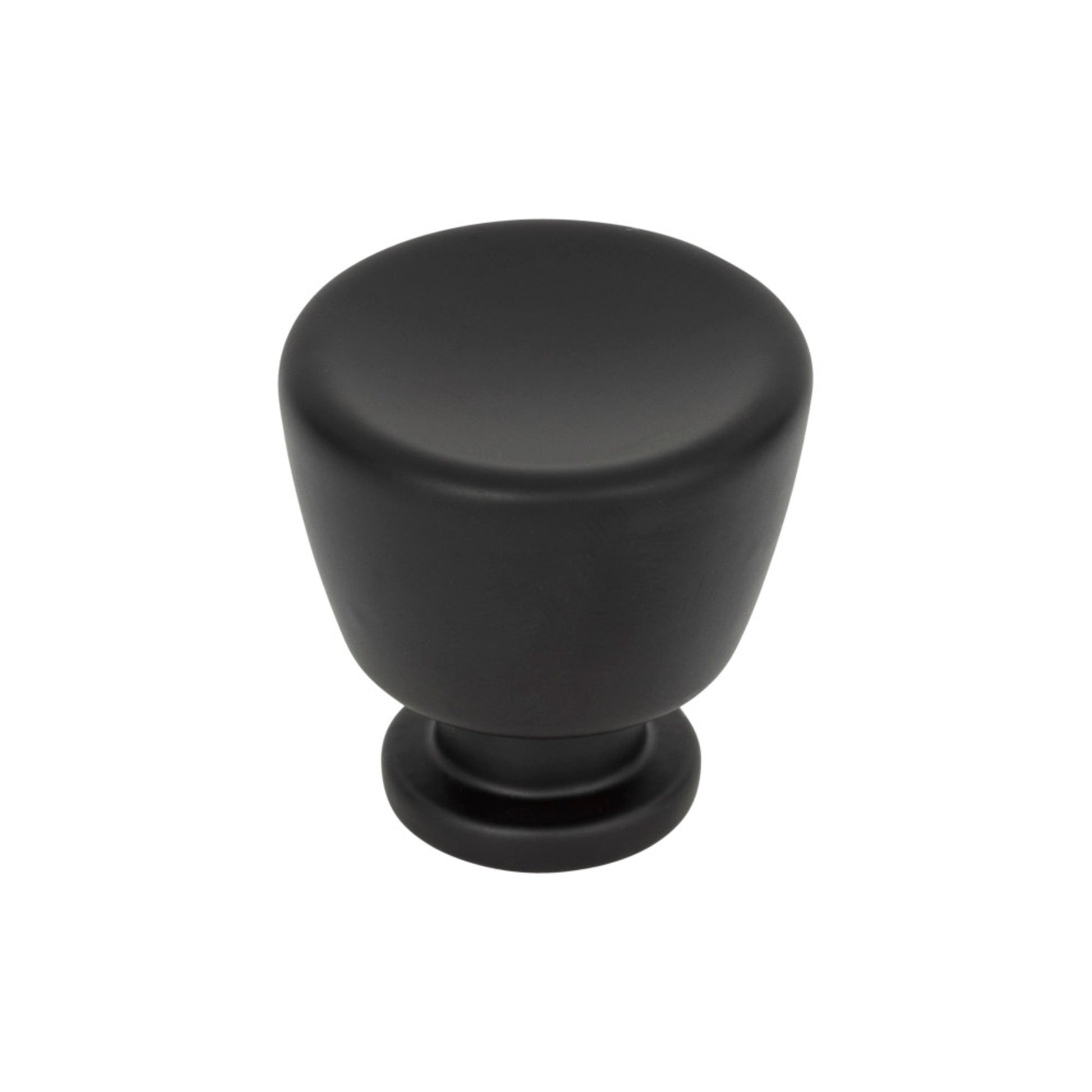 Atlas Tiki Hut 1 1/8" Diameter Round Knob (412) - Matte Black