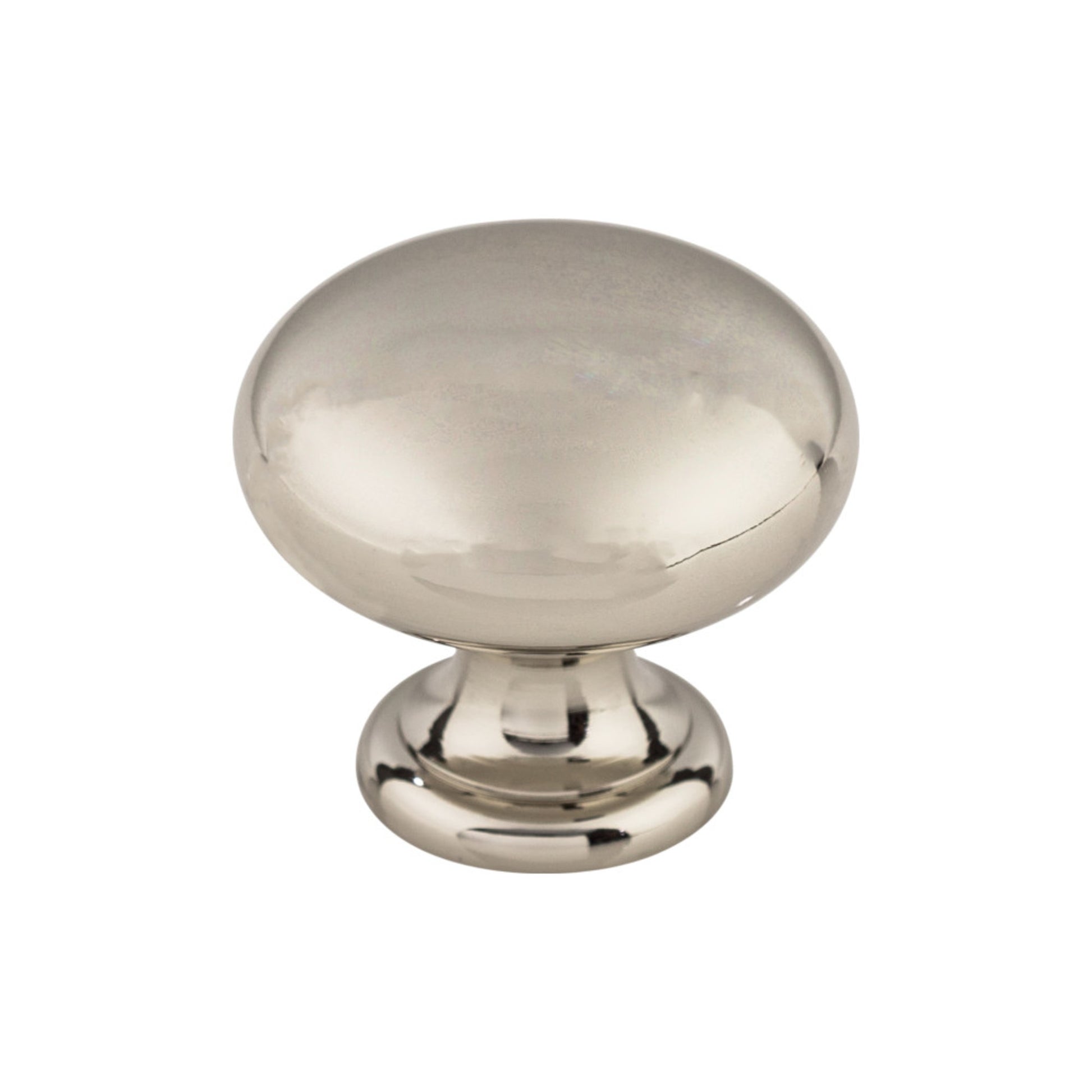 Top Knobs Asbury Mushroom Knob - 1 1/4" Dia. - Polished Nickel