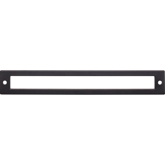Top Knobs Hollin 7 9/16" Center to Center Pull Backplate - Flat Black