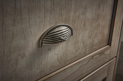 Top Knobs Ribbon & Reed Cup/Bin Pull