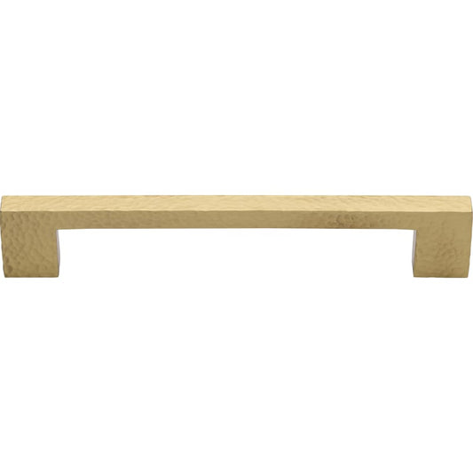 Ashley Norton Hammered Urban Cabinet Pull - 3 3/4" CTC - Satin Brass