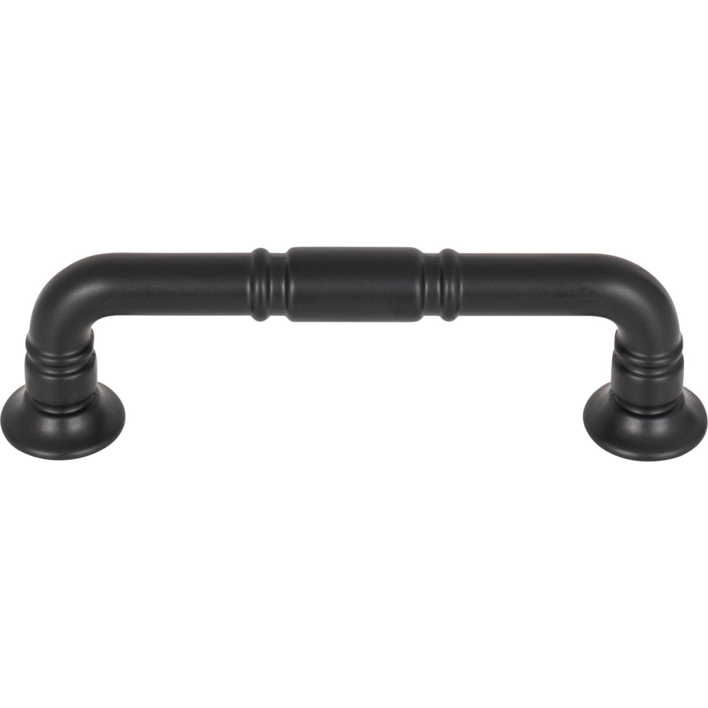 Top Knobs Kent 3 3/4" Center to Center Bar Pull - Flat Black