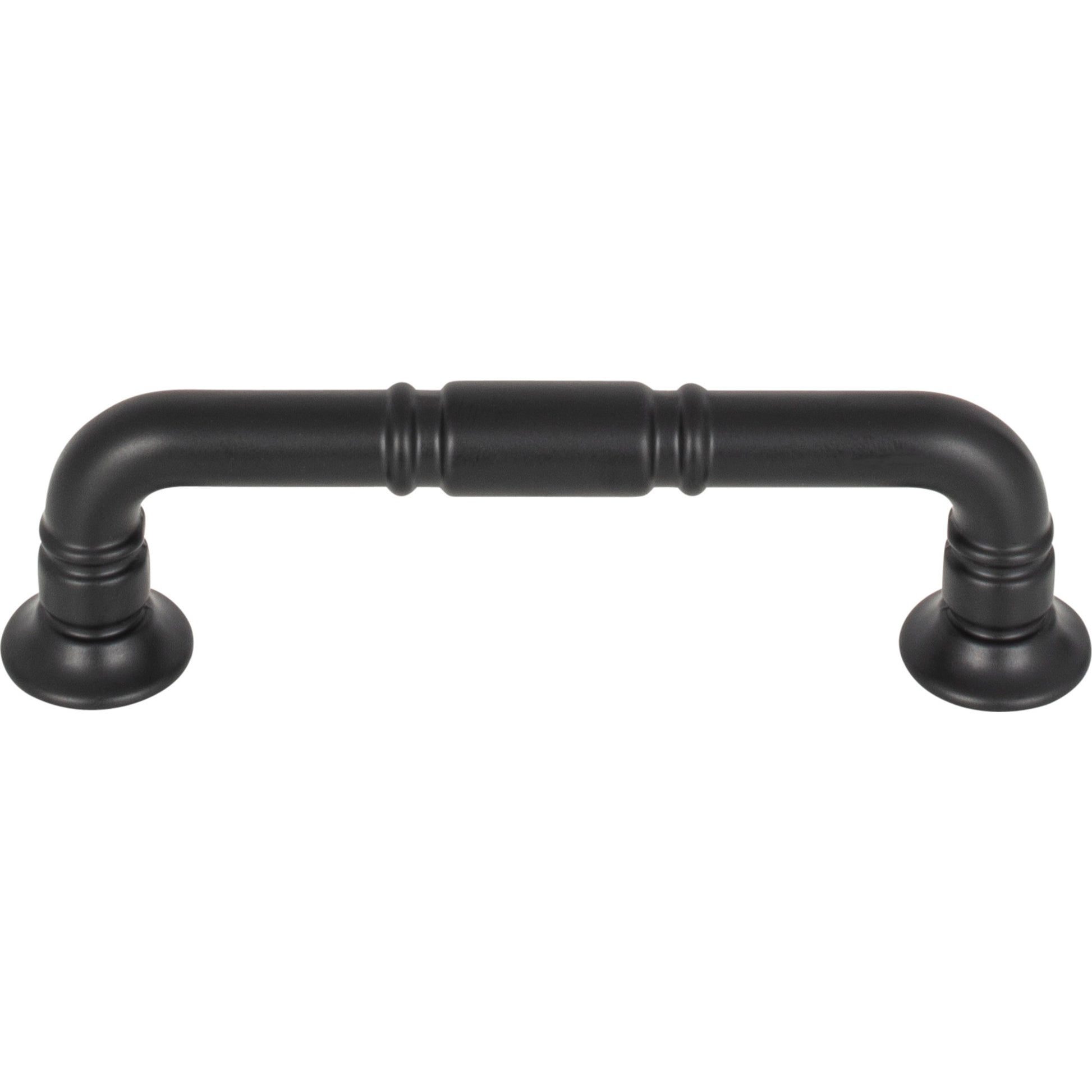 Top Knobs Kent 3 3/4" Center to Center Bar Pull - Flat Black