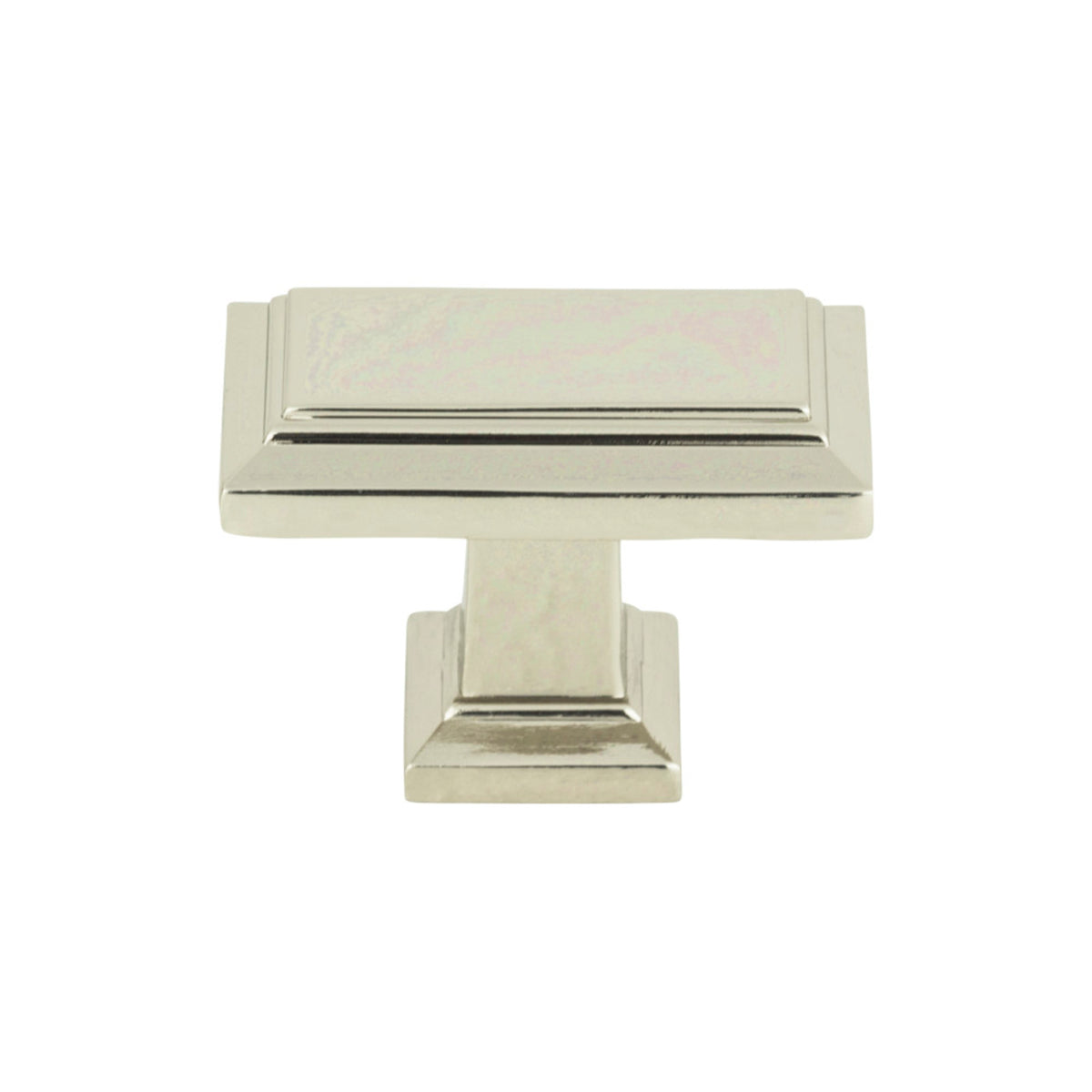 Atlas Sutton Place Rectangle Knob - Brushed Nickel