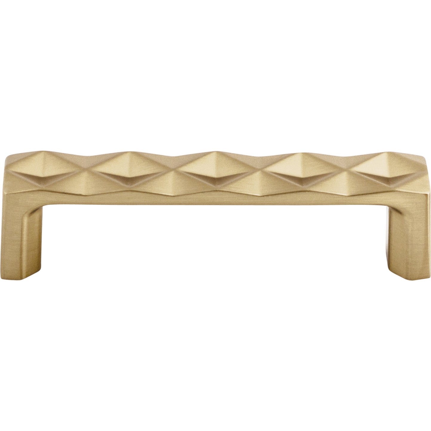 Top Knobs Quilted Bar Pull - 3 3/4" CTC - Ash Gray