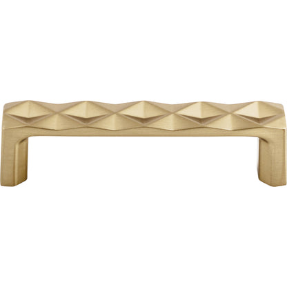 Top Knobs Quilted Bar Pull - 3 3/4" CTC - Ash Gray