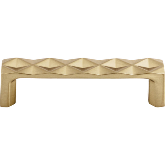 Top Knobs Quilted Bar Pull - 3 3/4" CTC - Ash Gray