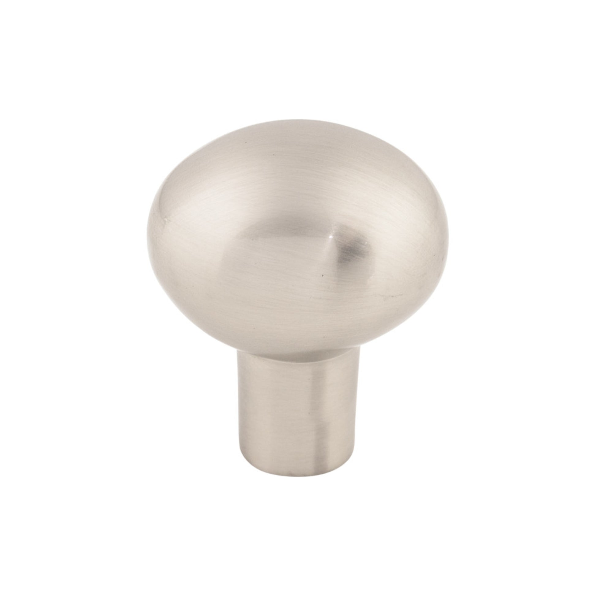 Top Knobs Aspen Ii Small Egg Oval Knob - Brushed Satin Nickel